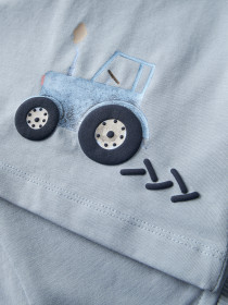 NAME IT Bluse Fotroels Blue Fog